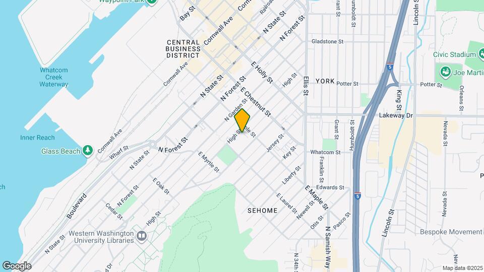 1020 High St, Unit D Map and Location Details