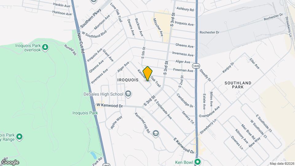 206 Kenoak Dr Map and Location Details