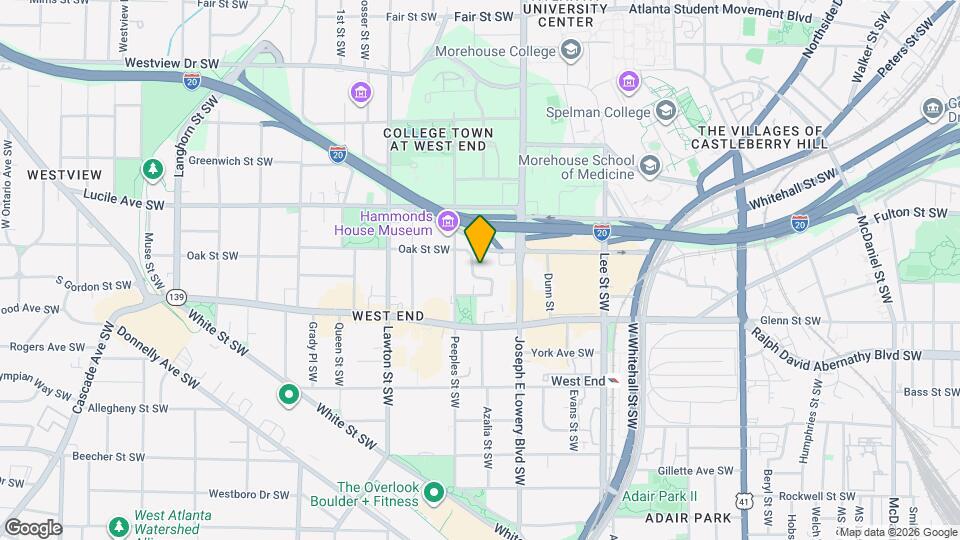 957 Oak St SW Map and Location Details