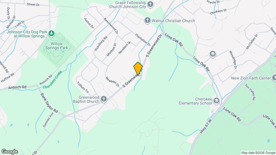 2903 S Greenwood Dr Map and Location Details