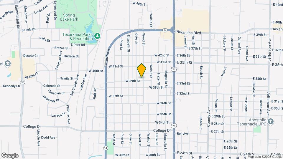 3901 Wood St Map and Location Details