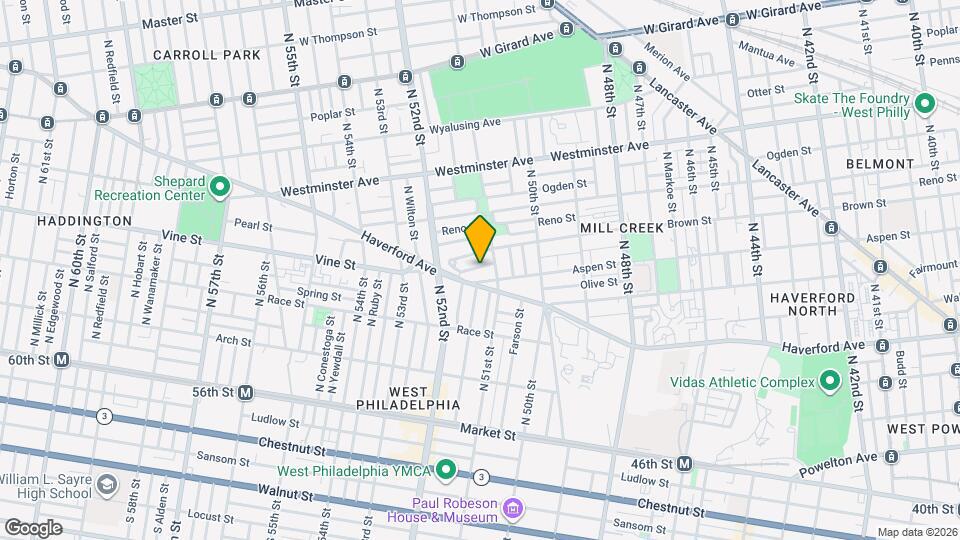5122 Folsom St Map and Location Details