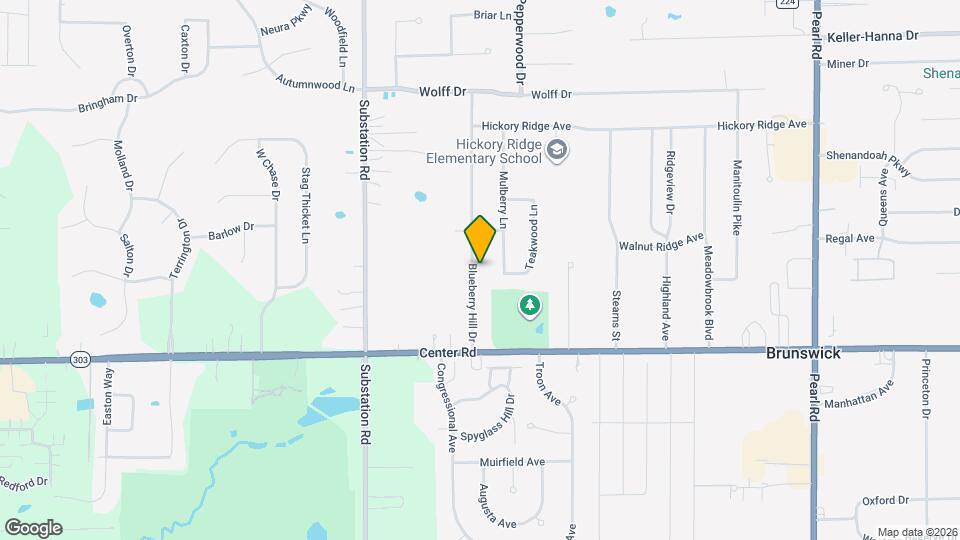 1265 Blueberry Hill Dr Map and Location Details
