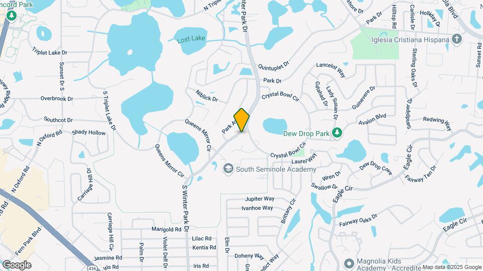 77 S Winter Park Dr Map and Location Details