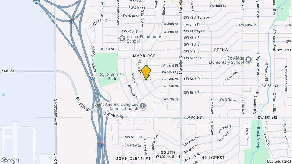 5414 S Land Ave Map and Location Details