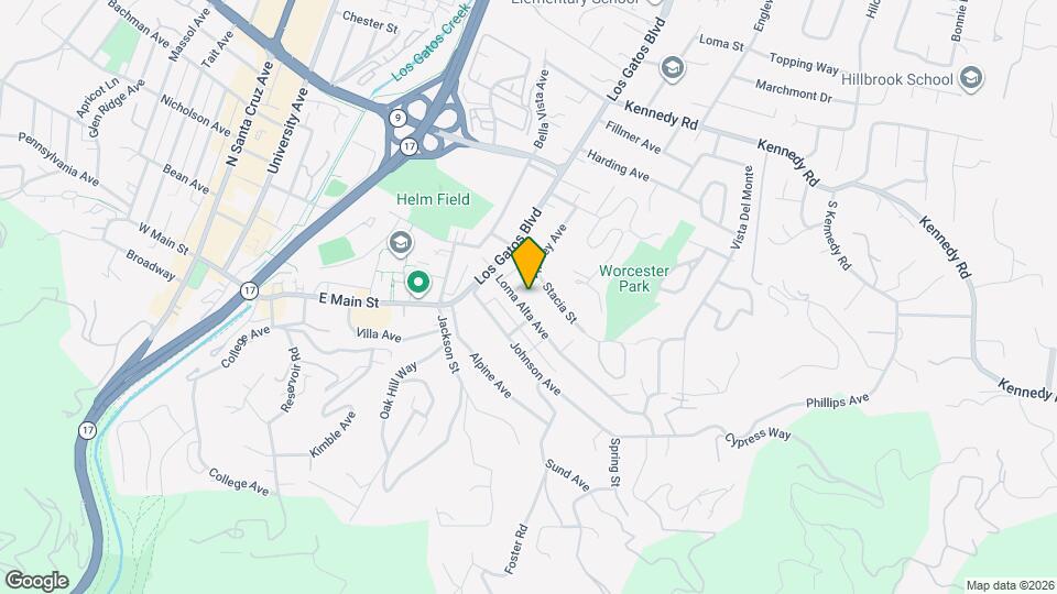 111 Loma Alta Ave Map and Location Details