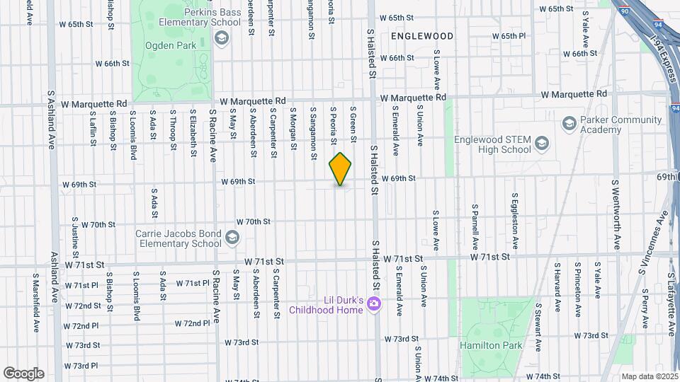 6915 S Peoria St Map and Location Details