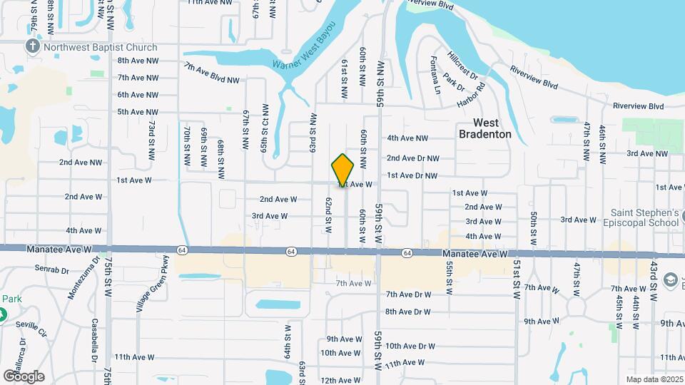 110 61st St W Map and Location Details