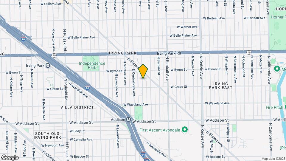 3825 N Drake Ave Map and Location Details