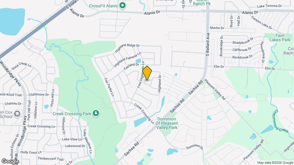2017 Lake Highlands Dr Map and Location Details