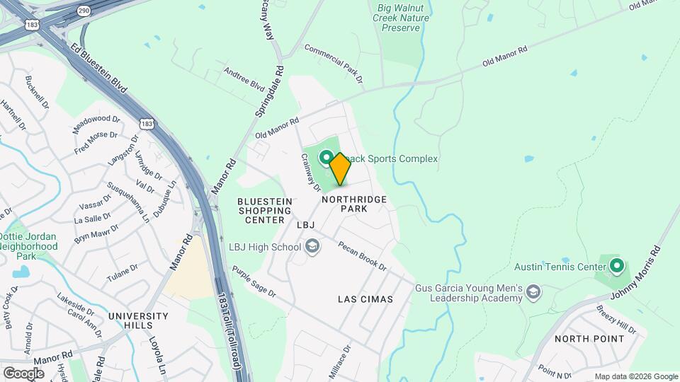 7607 Lazy Creek Dr Map and Location Details