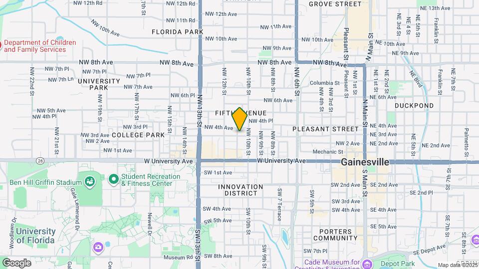 1022 NW 3rd Ave Map and Location Details