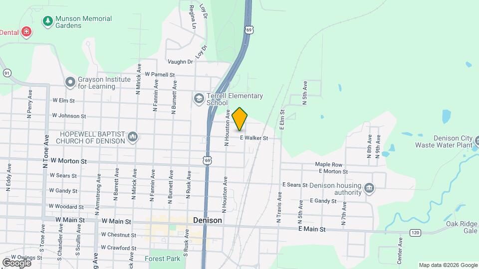 127 E Walker St Map and Location Details