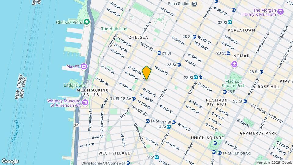 259 W 18th St Mapa y Detalles de la Ubicación