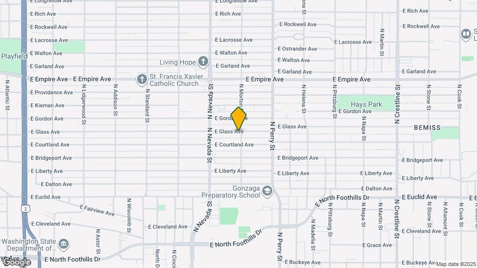 1128 E Glass Ave Map and Location Details