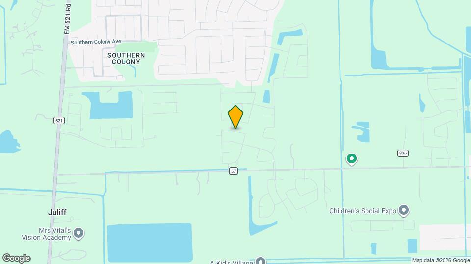 1110 Fringed Bluestar Dr Map and Location Details