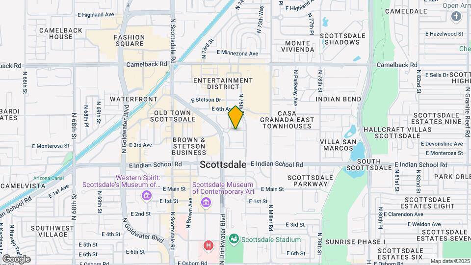 4215 N Drinkwater Blvd, Unit 2 Map and Location Details