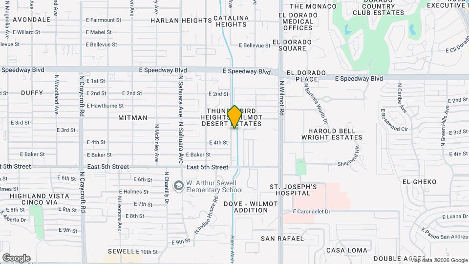 800 N Alamo Ave Map and Location Details