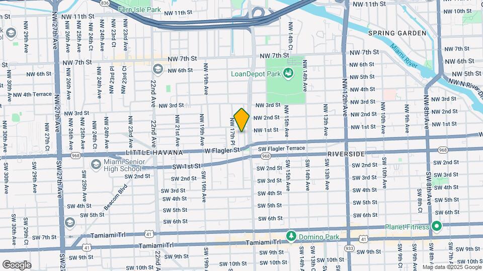 68 NW 17th Ct Map and Location Details