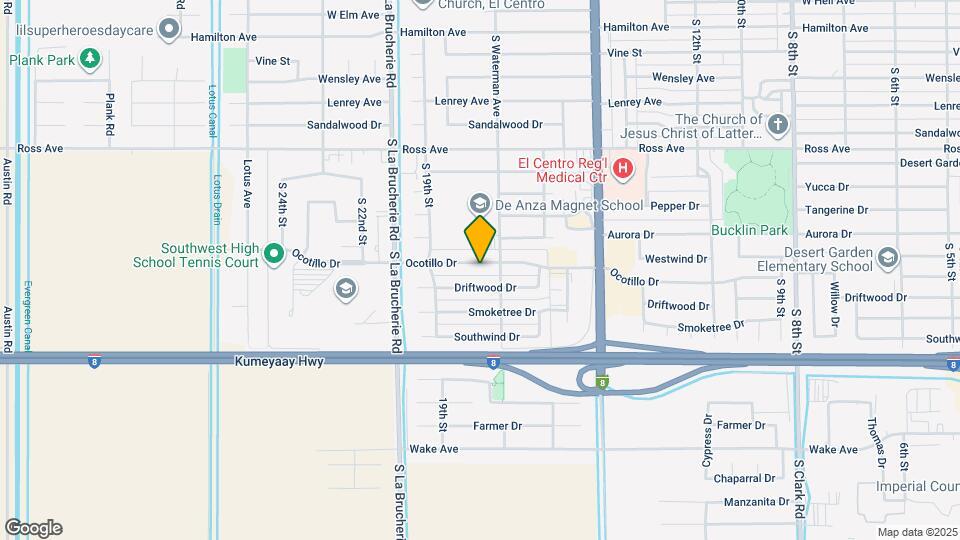 1757 Ocotillo Dr Map and Location Details