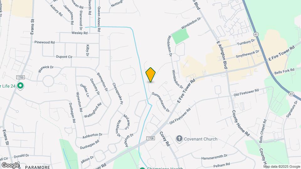 1805 Summerhaven Dr Map and Location Details