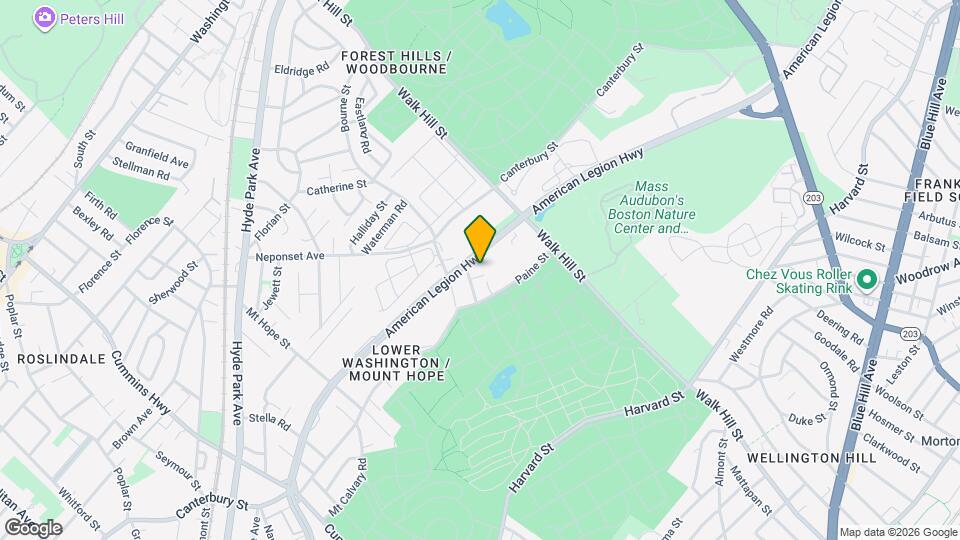 592 American Legion Hwy Map and Location Details