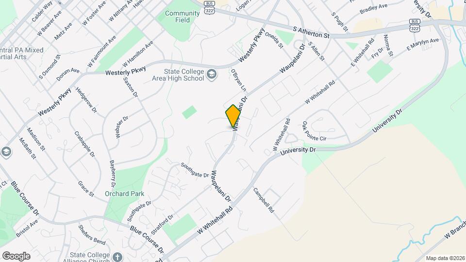 Nittany Garden Apartments Map and Location Details