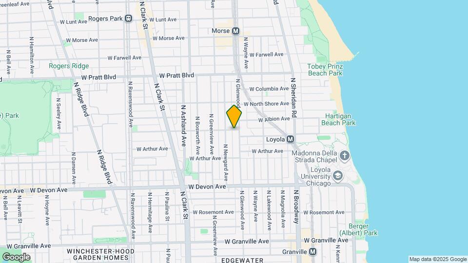 1409 W Albion Ave, Unit 3 Mapa y Detalles de la Ubicación