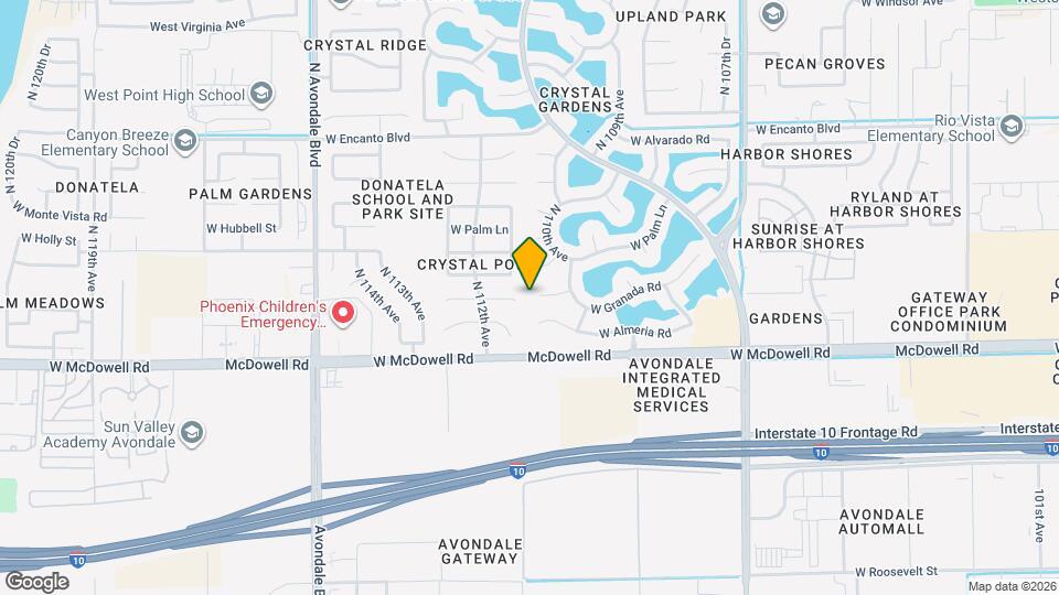 11037 W Granada Rd Map and Location Details