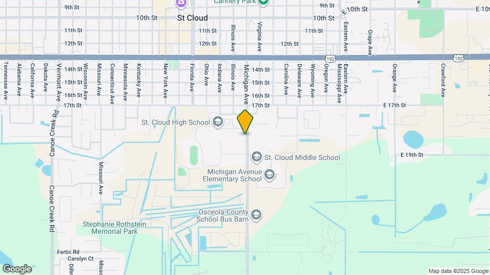 696 Michigan Ct Map and Location Details