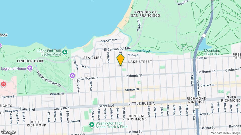 235 25th Ave Mapa y Detalles de la Ubicación