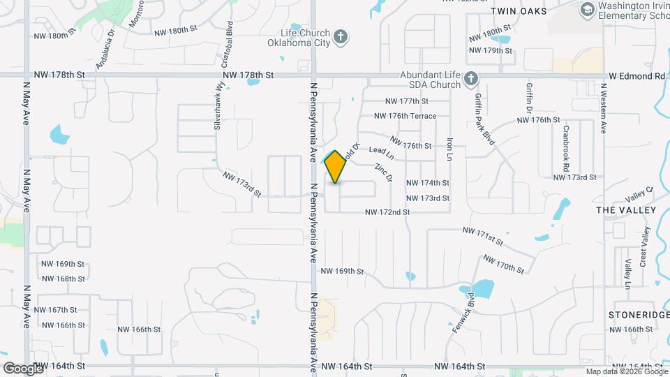 17405 Bronze Ln Map and Location Details