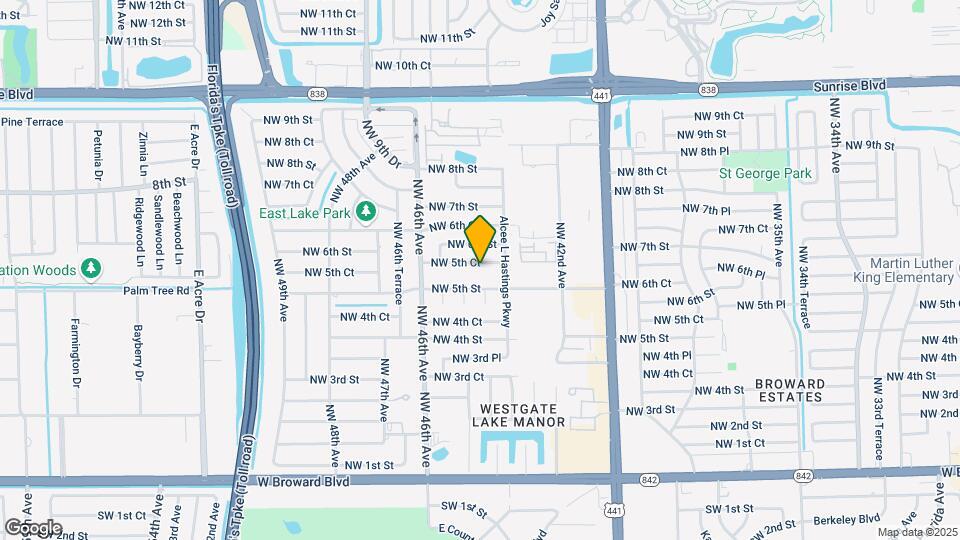 4360 NW 5th Pl Mapa y Detalles de la Ubicación