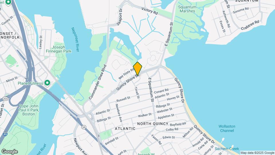 239 Quincy Shore Dr Map and Location Details