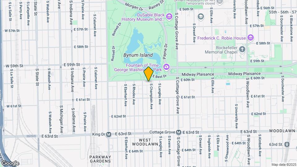 619 E 60th St-Unit -3 Map and Location Details