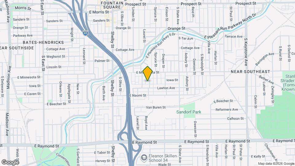 1742 Thaddeus St Map and Location Details