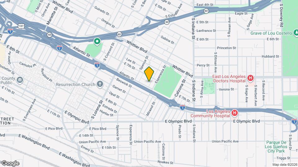 3561 Atlantic St Map and Location Details