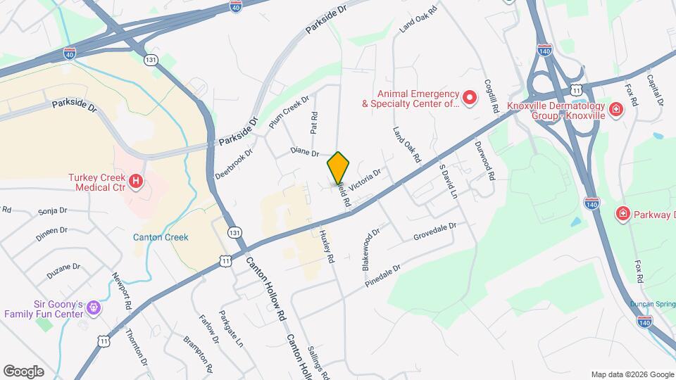 10500 Shirland Ct Map and Location Details