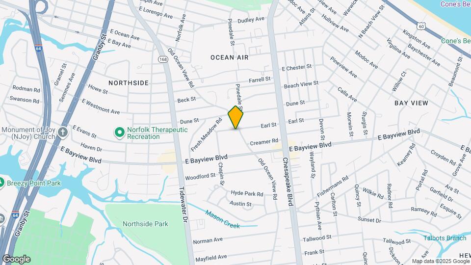 537 Earl St Map and Location Details