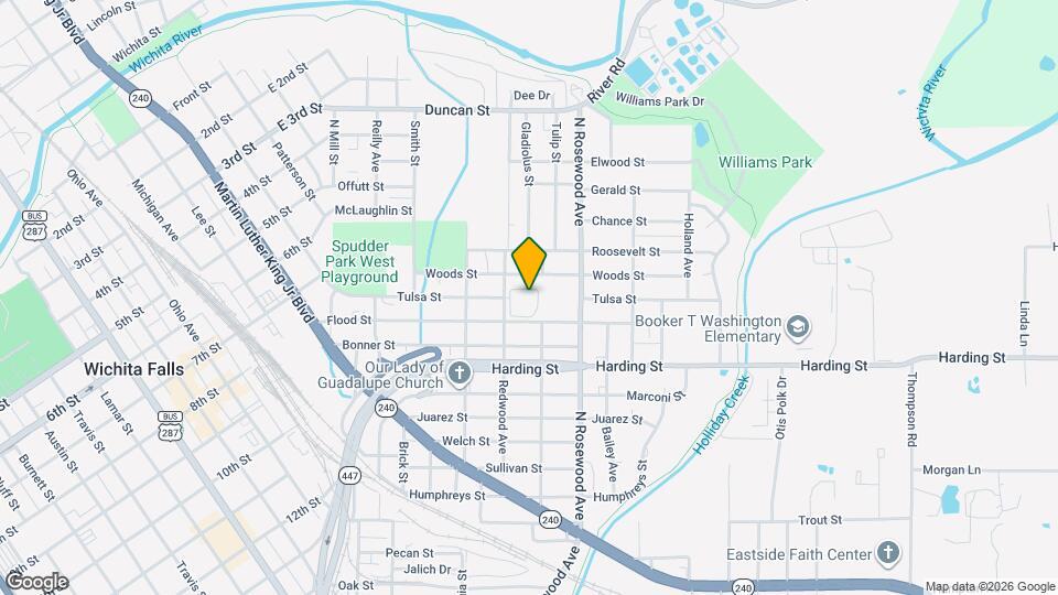 1001 Redwood Ave Map and Location Details