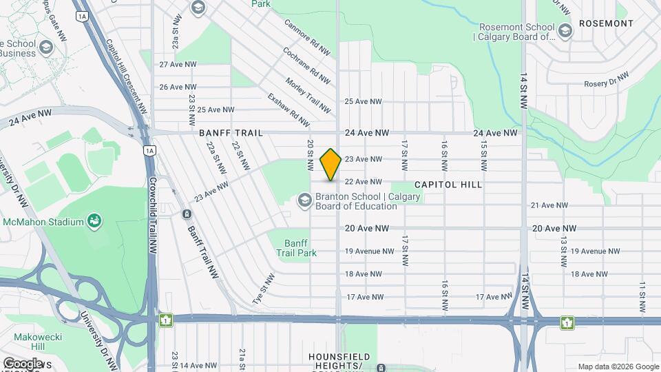 Banff Trail 7 Map and Location Details