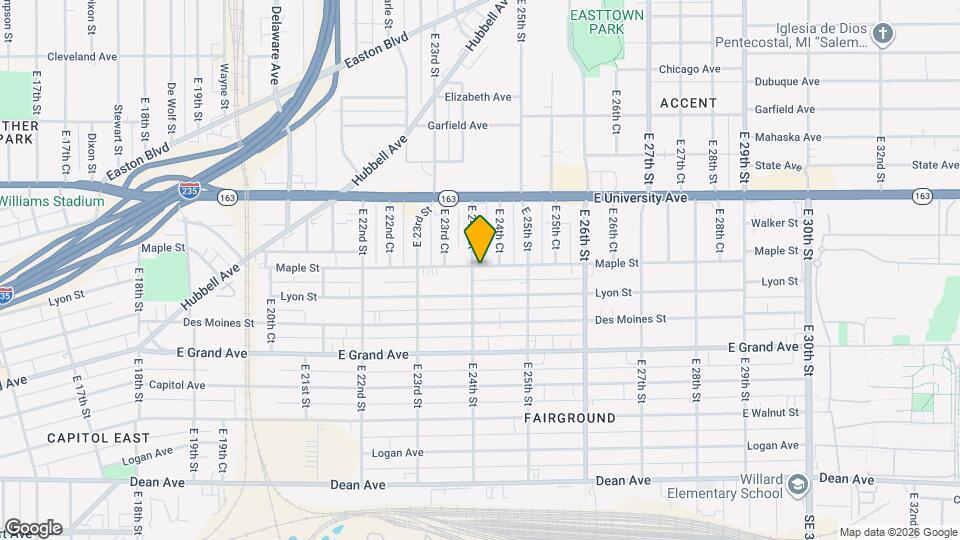 2405 Maple St Map and Location Details