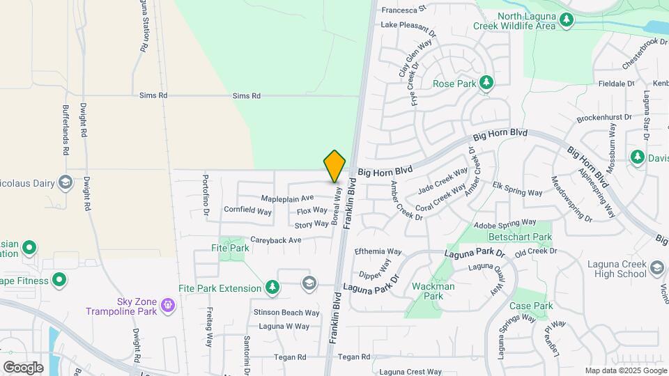 8864 Boreal Way Map and Location Details