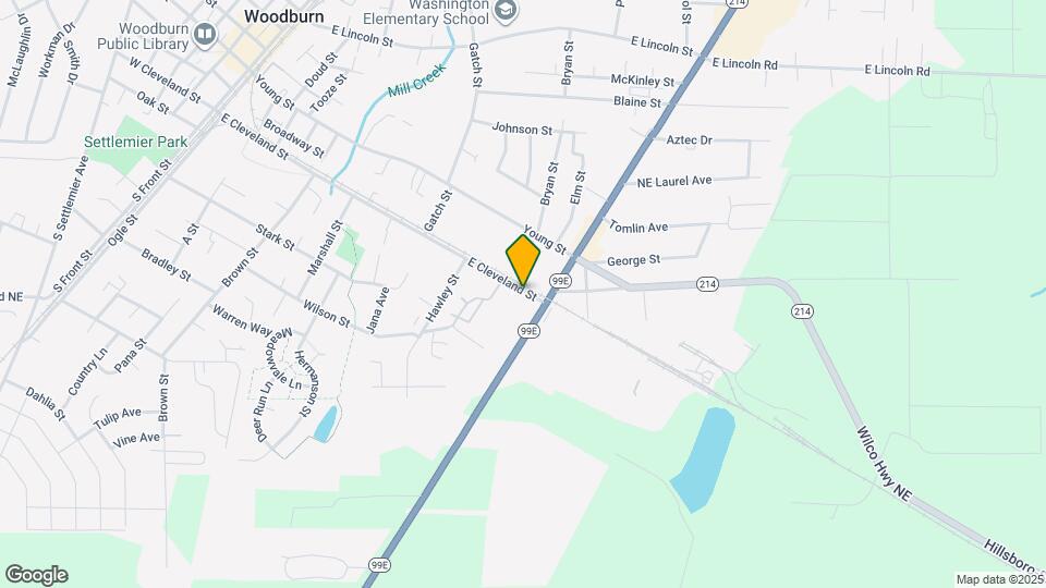 1458 E Cleveland St Map and Location Details