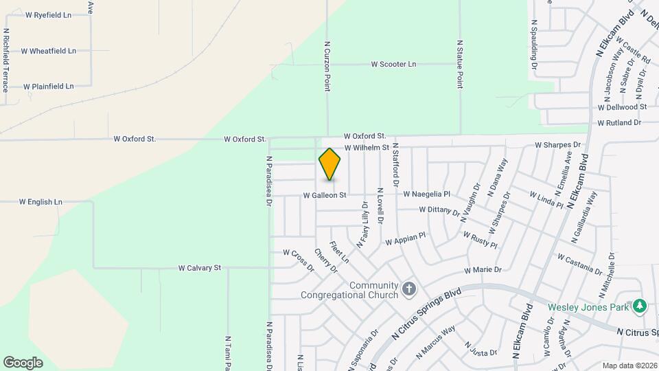 9810 N Santee Terrace Map and Location Details