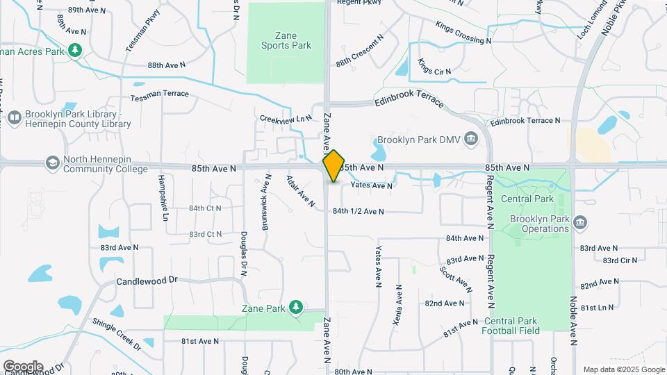 8411 Yates Ave N Map and Location Details