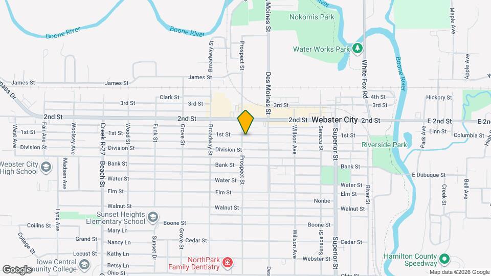 744 1st St Map and Location Details