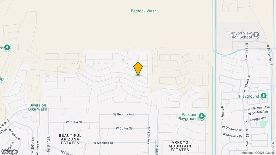 19590 W Badgett Ln Map and Location Details