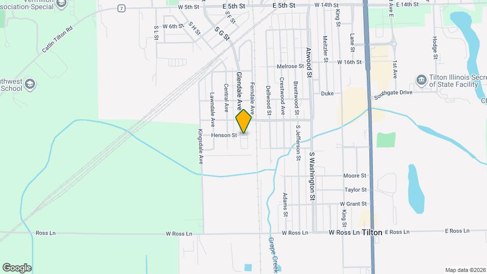 1002 Glendale Ave Map and Location Details