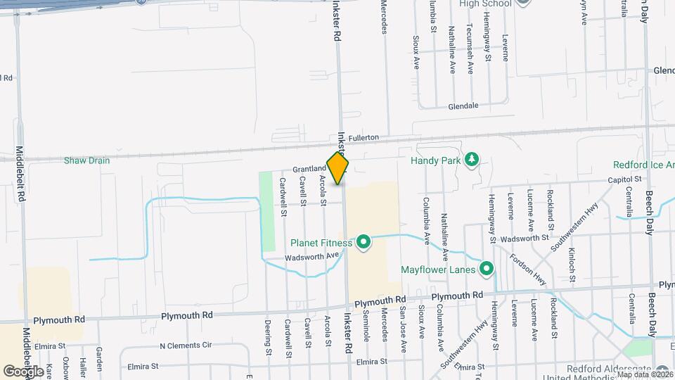 12237 Inkster Rd Map and Location Details